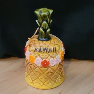 2/$20 Hawaii Pineapple Bell with Floral Design